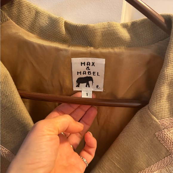 Patchwork Beige Jacket - Picture 3 of 5